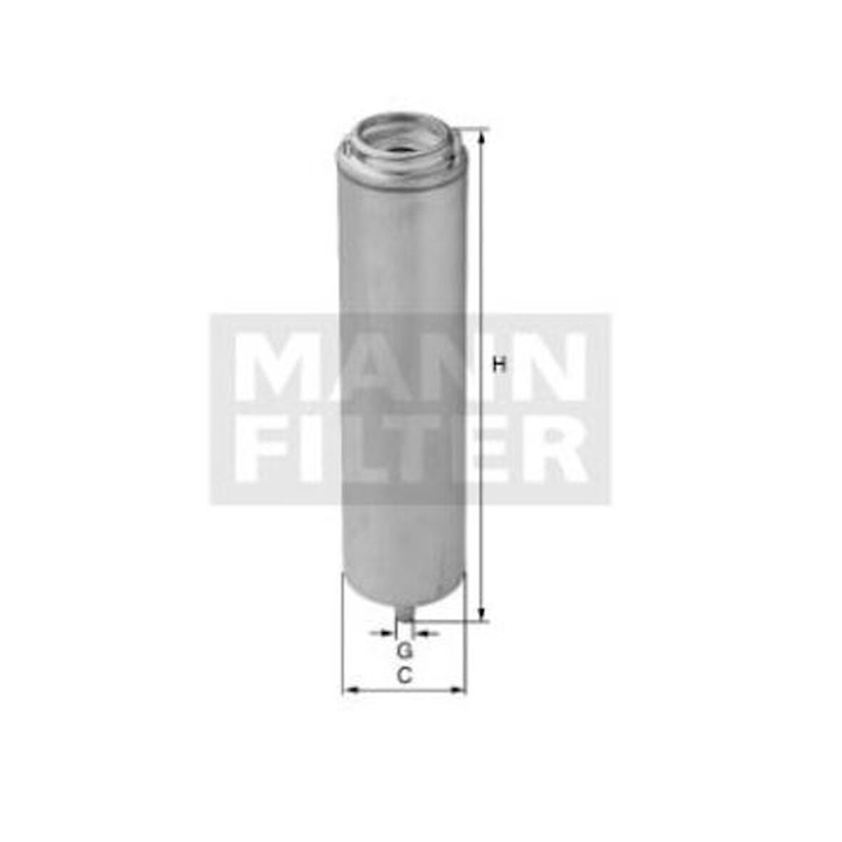 MANN WK5016Z Yakıt Filtresi OM626 C-Serisi W205 14-18 S205 14-17 9676973280