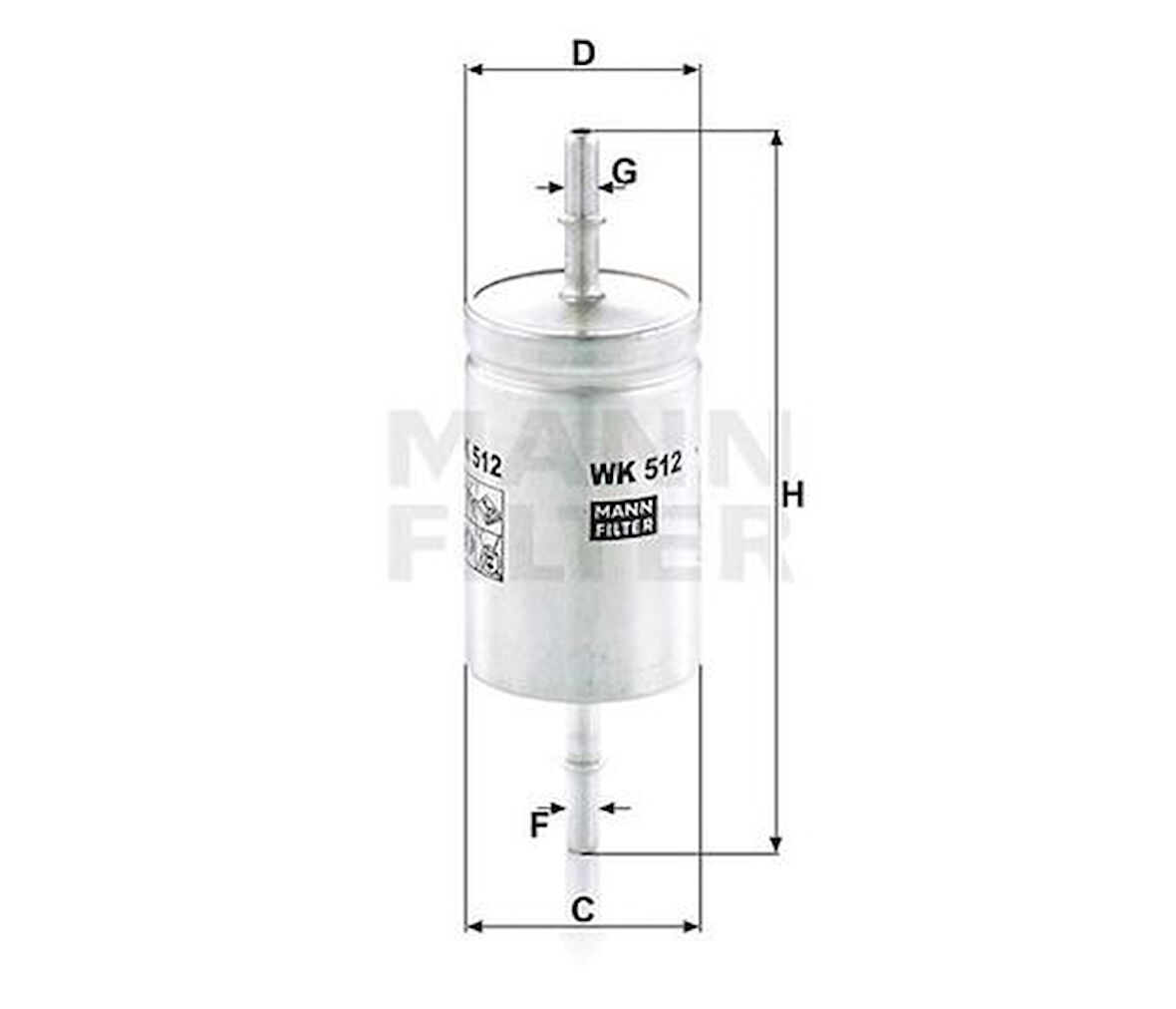Mann Wk512 Benzin Filtresi Opel Astra G Vectra B Vectra C Corsa C Sıgnum Tıgra B Merıva A Omega B Corsa B Tıgra A Bravo Brava Tempra Marea A2 A3 Cordoba Ibıza II III IV Fabıa Golf V Touran Polo 1.2 1.4 1.6 1.8 2.0 Tırnaklı