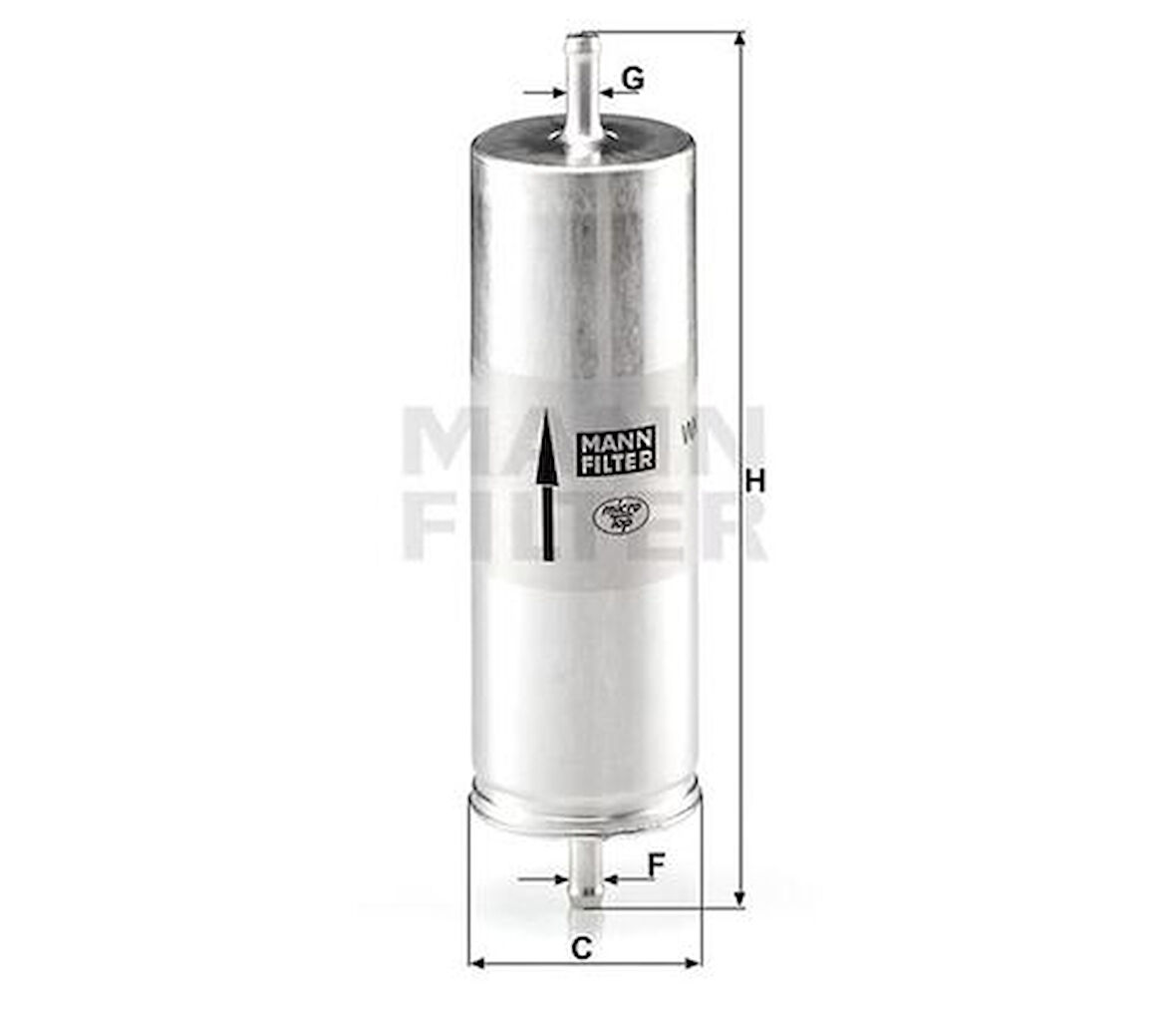 MANN WK516 Yakıt Filtresi BMW M20 M40 M42 M43 M70 E30 E32 E34 E35 13321713807