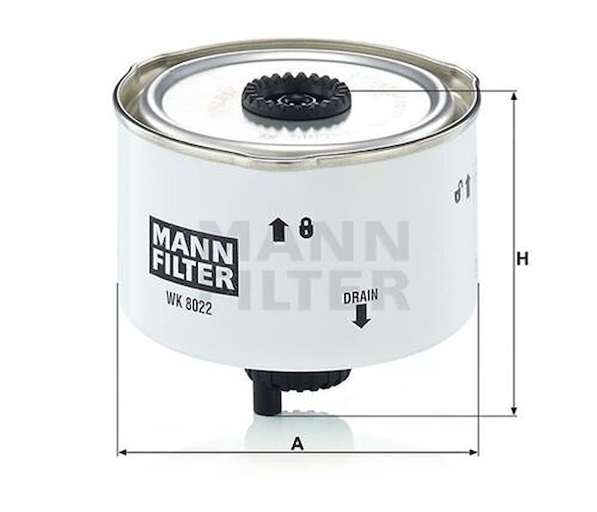 Mann Wk8022X Yakıt Filtresi 276Dt 306Dt 368Dt Dıscovery 3 L319 04>09 Dıscovery 4 L319 09>18 Range Rover 3 L322 06>12 Range Rover Sport I L320 06>12