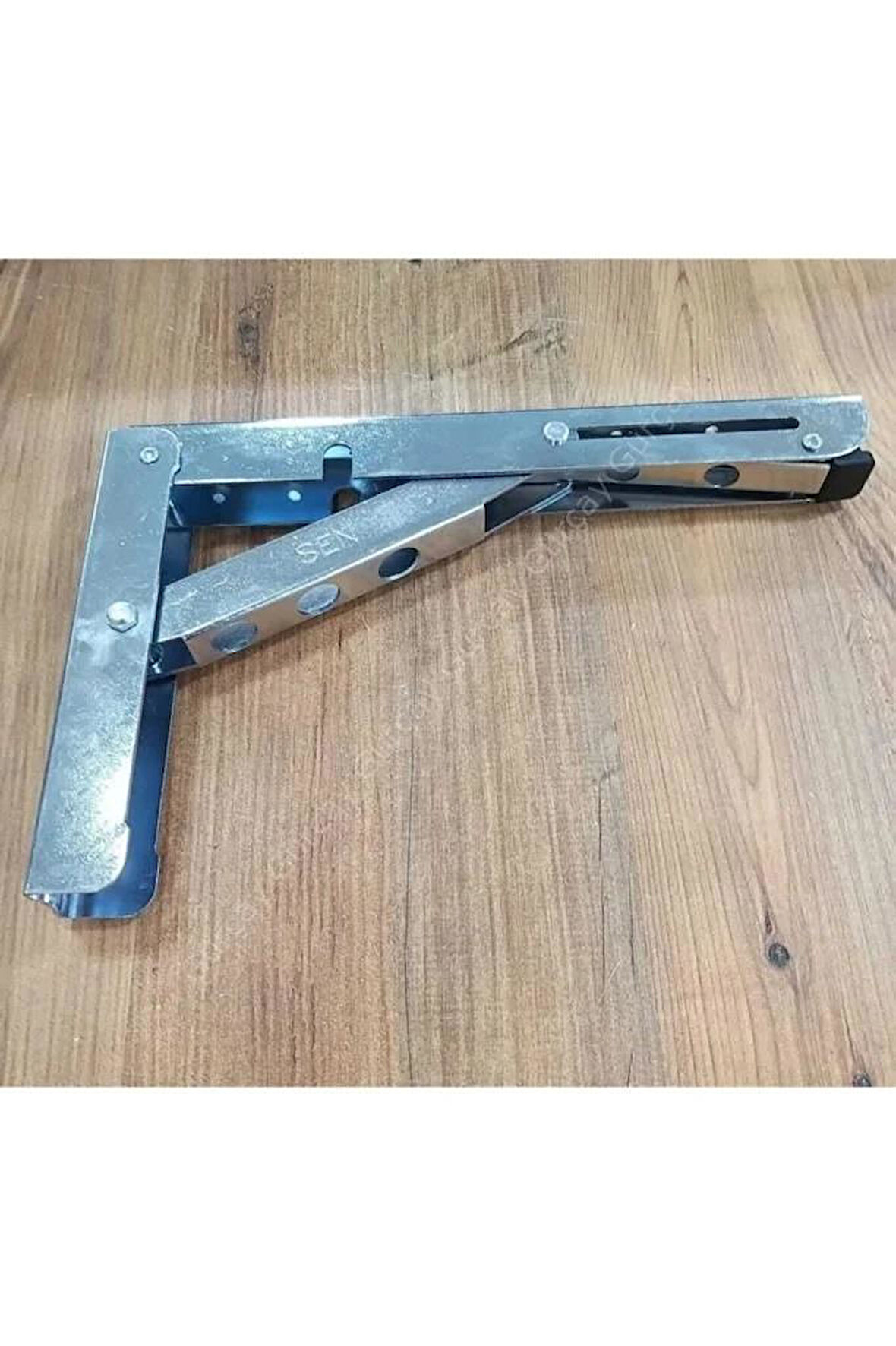 Mandallı Katlanabilir Masa Konsolu 1 Çift Çinko 40cm