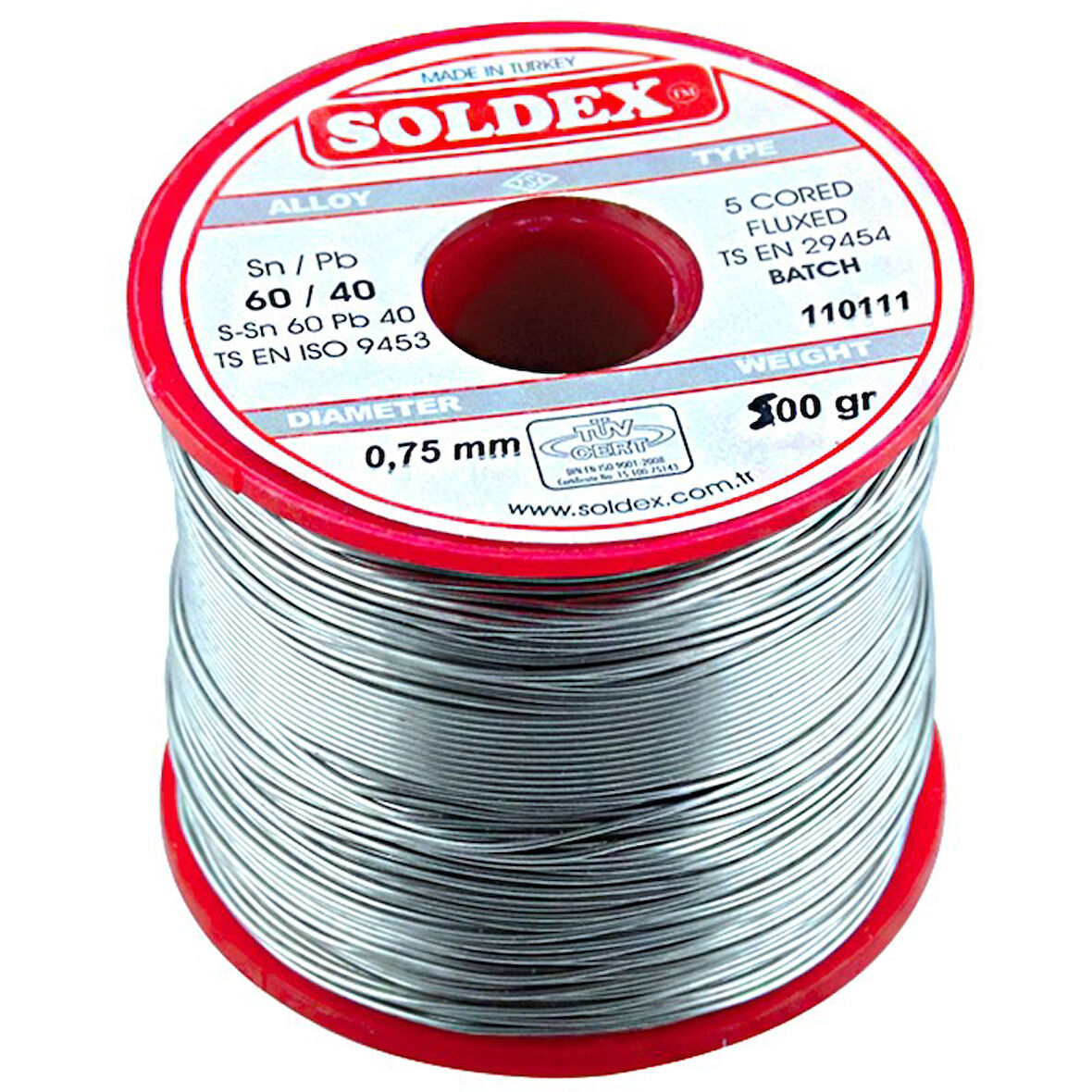 0.75MM 500 GRAM İNCE LEHİM SN60 PB40