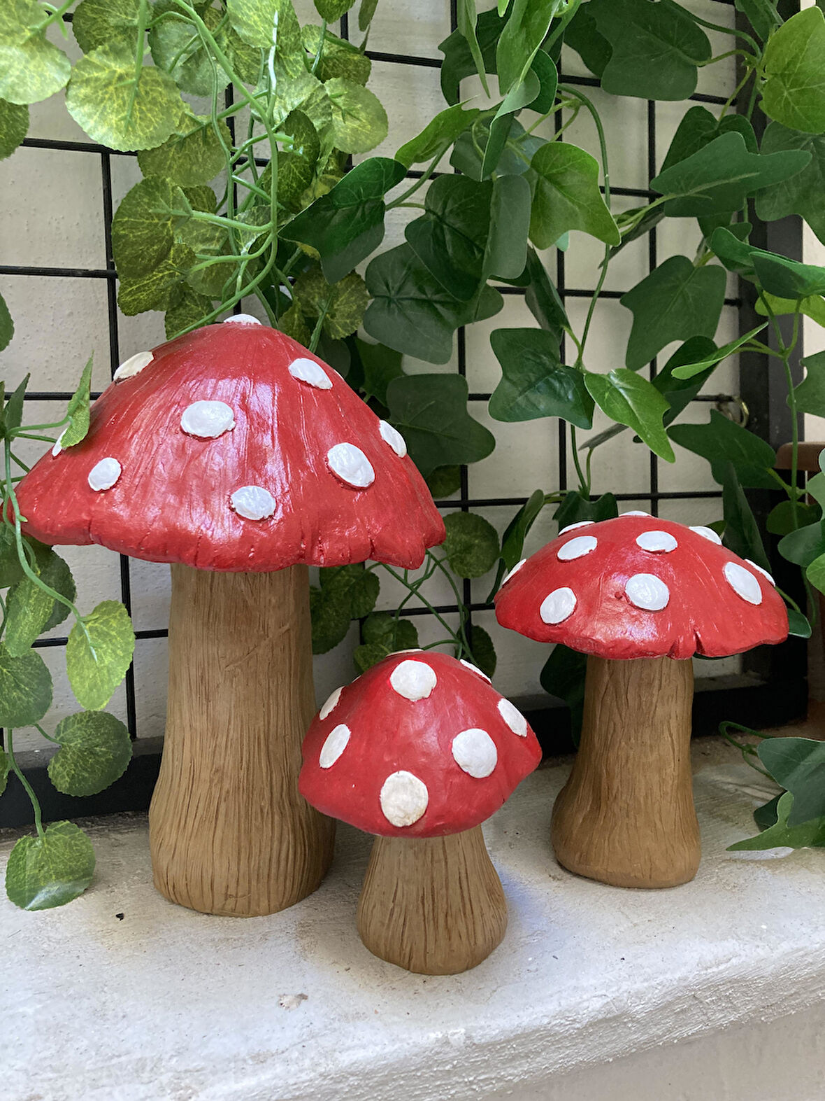 Mantar Aşkına Balkon ve Bahçe için Eğlenceli Dekor Seti