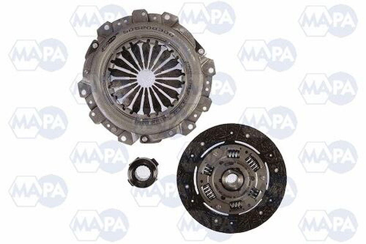 Mapa 005200300 Debriyaj Seti Renault 19 Clio I Kango 1.9 D F8Q Çap 200 DI Sayısı 26 7700104910