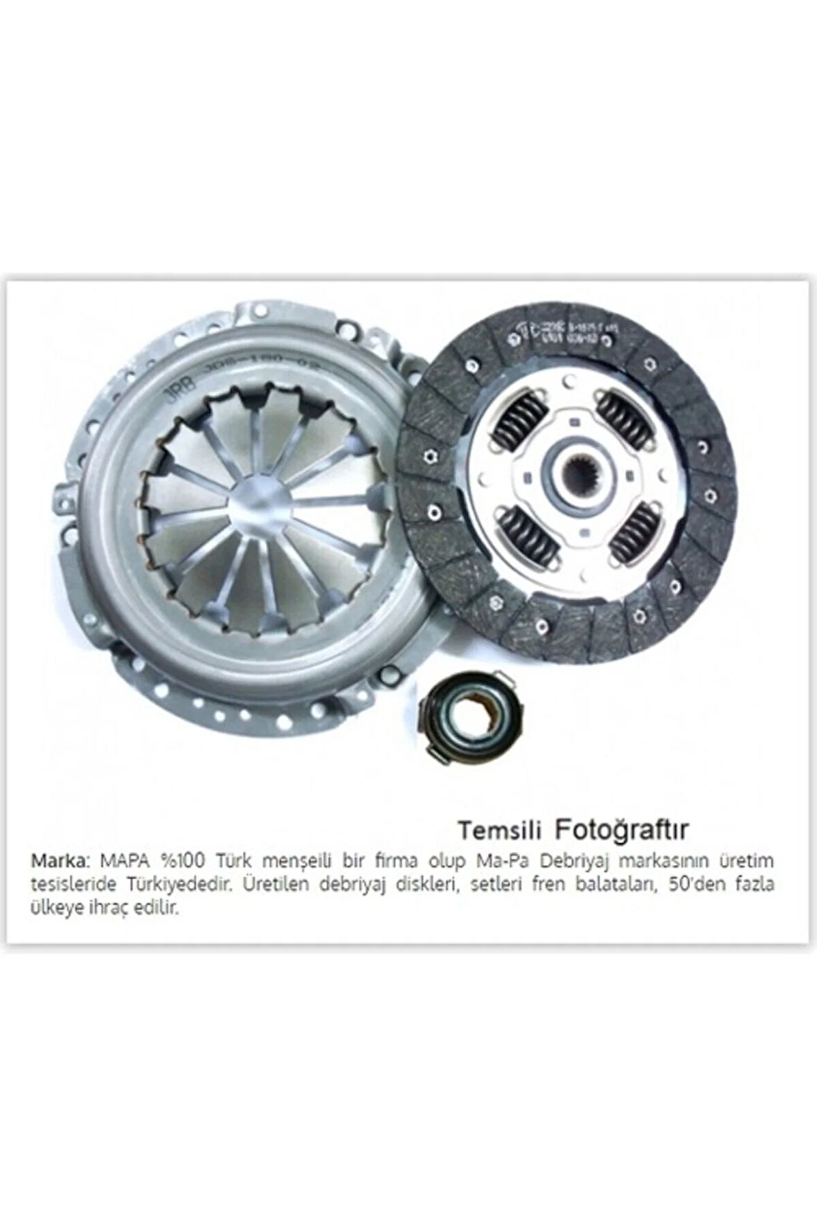 Debriyaj Seti 207-307-308-407-1007-PARTNER-BERLINGO-C2-C3-C4-C5-XSARA 1.6hdı 110HP DV6TED4B/F