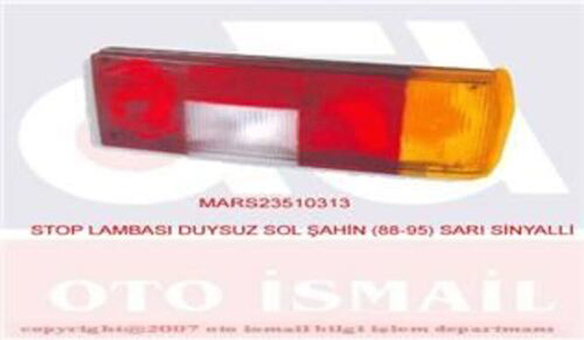 Mars 510313 Stop Lambası Sol Duysuz Tofaş Şahin 1987 