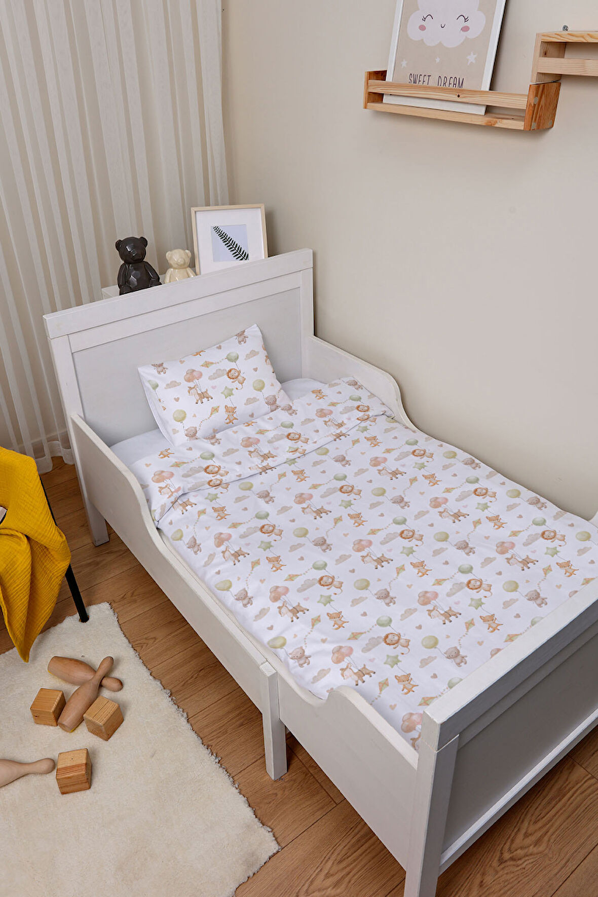 Organik Park Yatak Nevresim Takımı (80x120) - Küçük Kaşifler