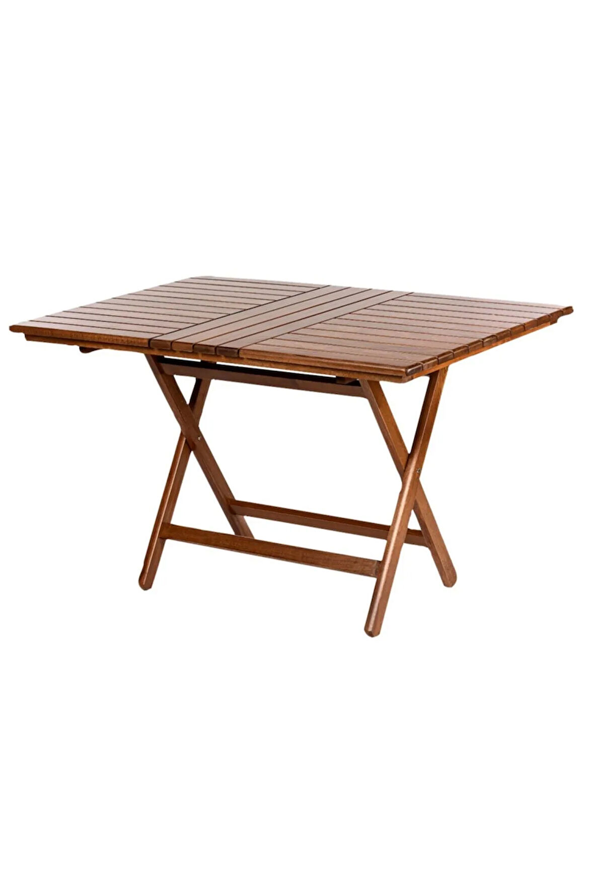 Atina Katlanır Masa 70x120 - Dış Mekan Dikdörtgen Ahşap Bahçe, Balkon Masası