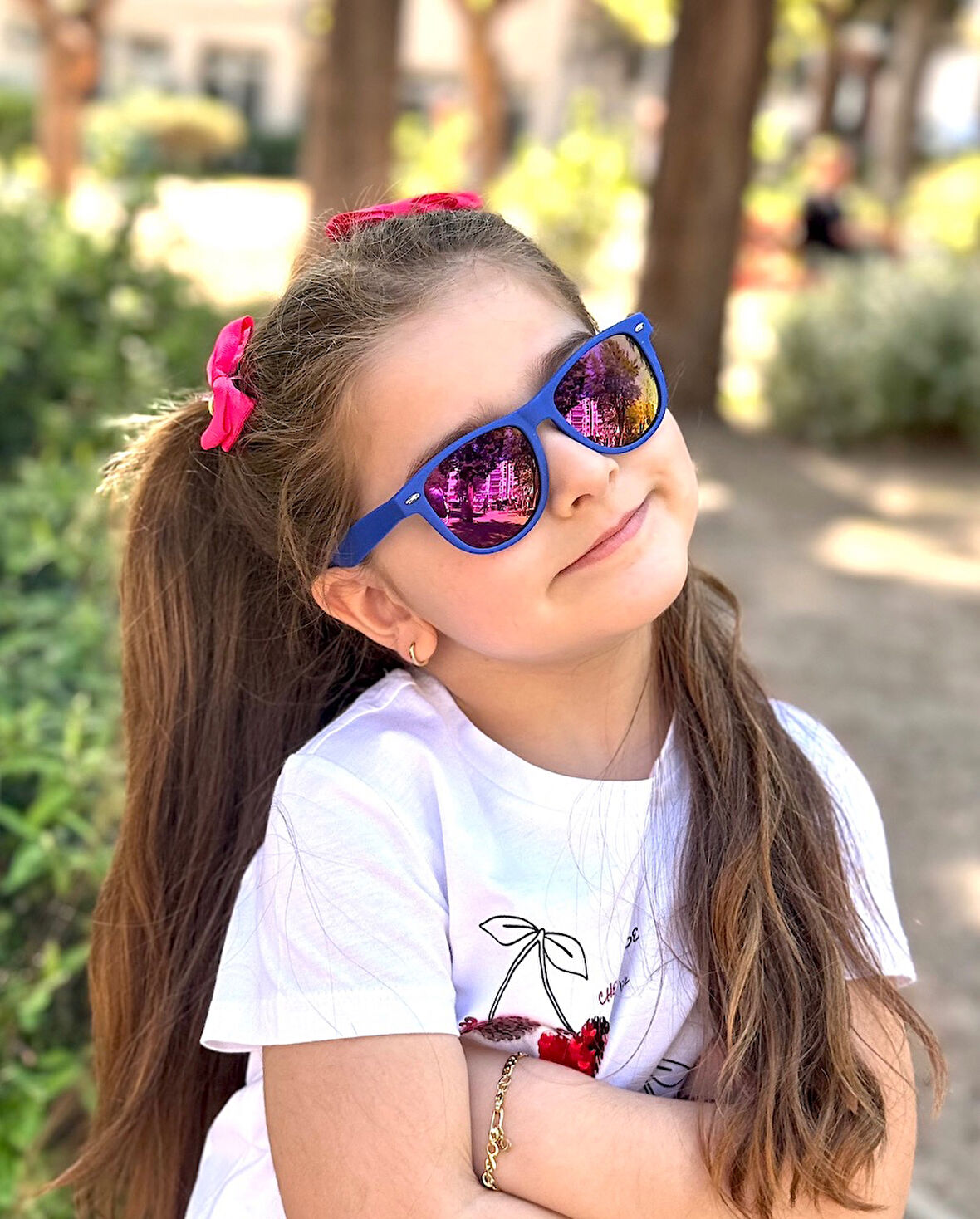 WAYFARER MAVİ/MOR AYNALI Olivier Philippe Çocuk Gözlüğü