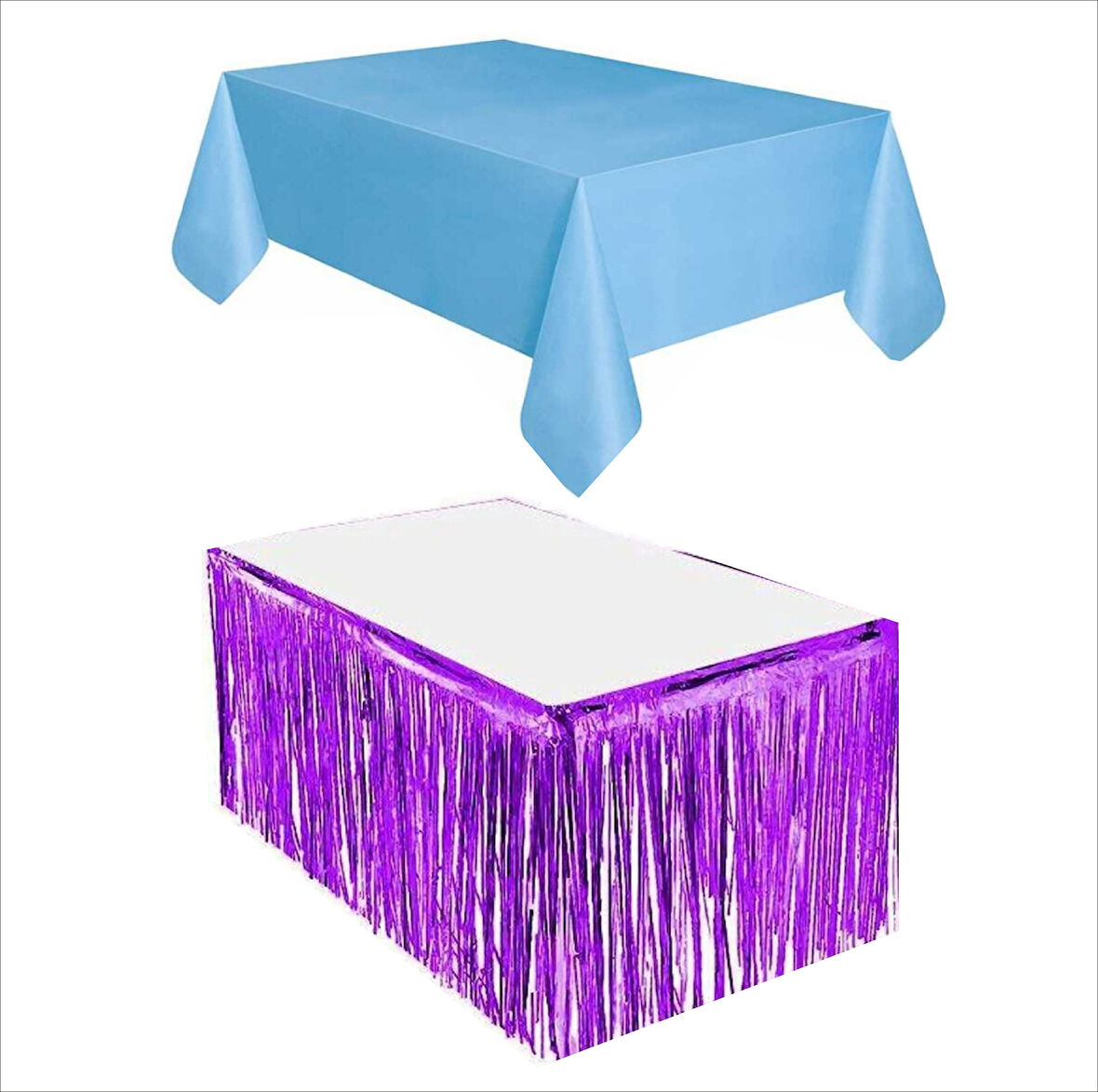 Mavi Masa Örtüsü, Mor Masa Eteği