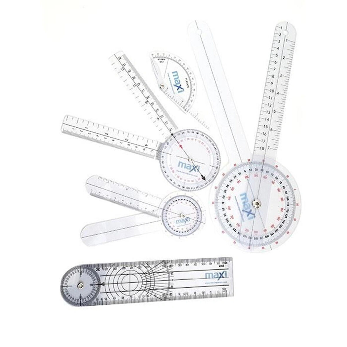 Cep Gonyometresi , Cetvel Gonyometre 20 Cm