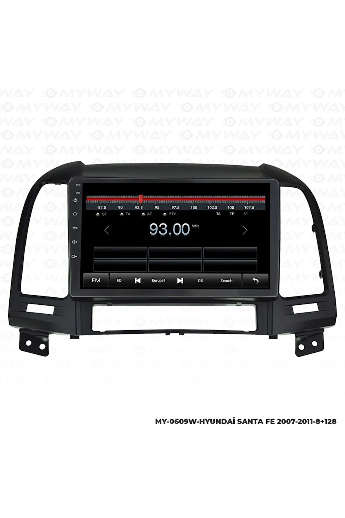 Hyundai Santa Fe Android Multimedya 4gb Ram Carplay Navigasyon Ekran - Myway