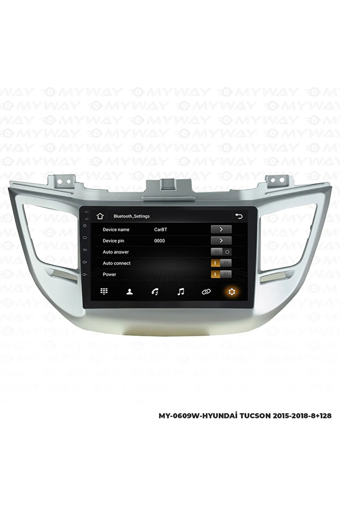 Hyundai Tucson Android Multimedya 4gb Ram Carplay Navigasyon Ekran - Myway