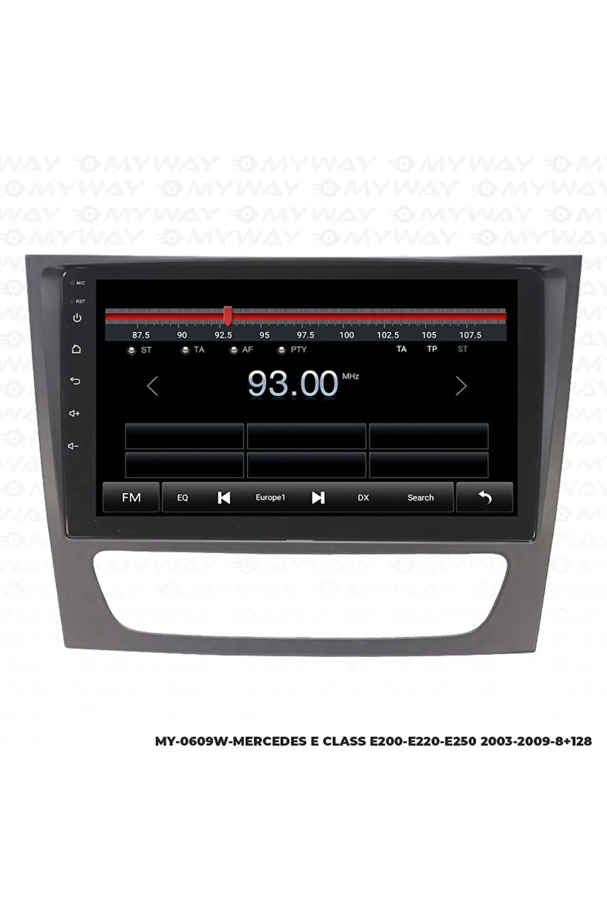 Mercedes E Class E200-e220-e250 Android Multimedya 4gb Ram Carplay Navigasyon Ekran - Myway