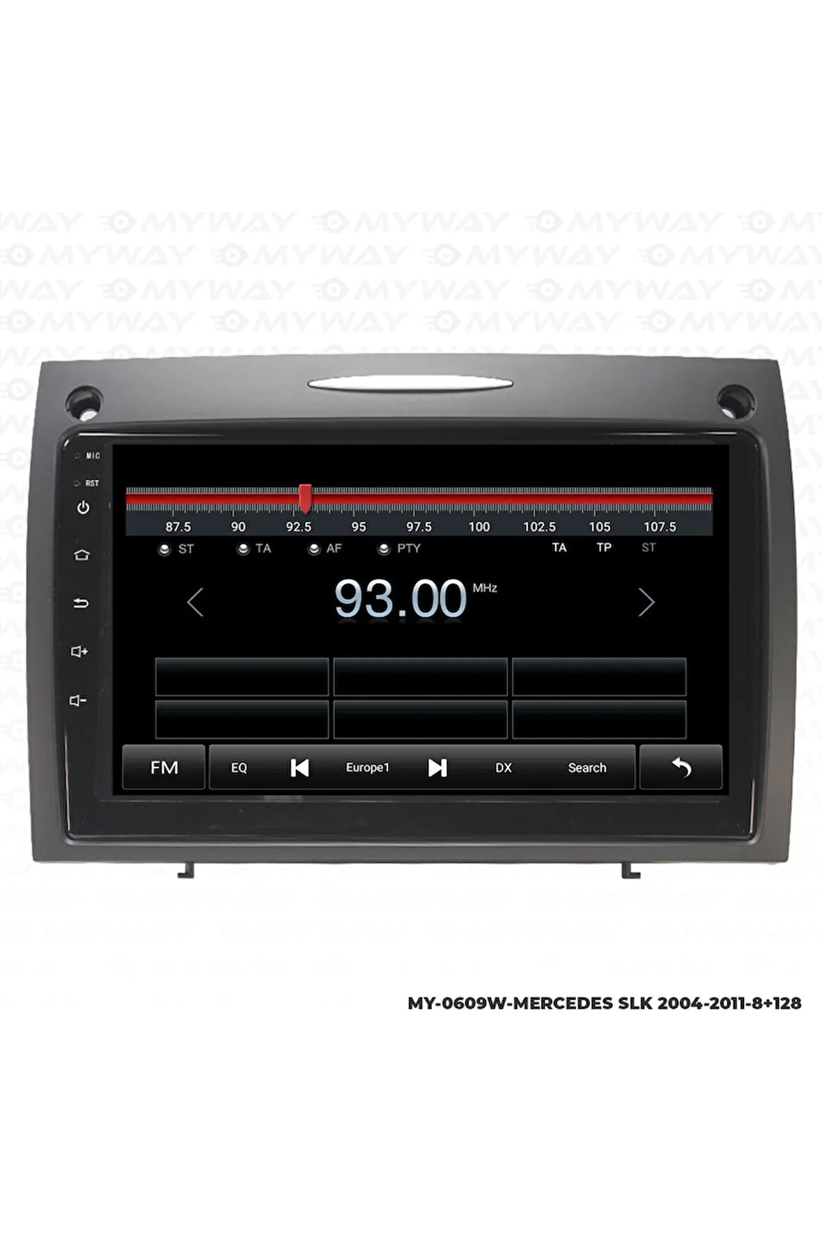 Mercedes Slk Android Multimedya 4gb Ram Carplay Navigasyon Ekran - Myway