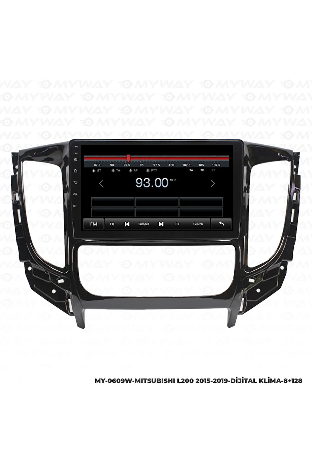 Mitsubishi L200 Android Multimedya 4gb Ram Carplay Navigasyon Ekran - Myway