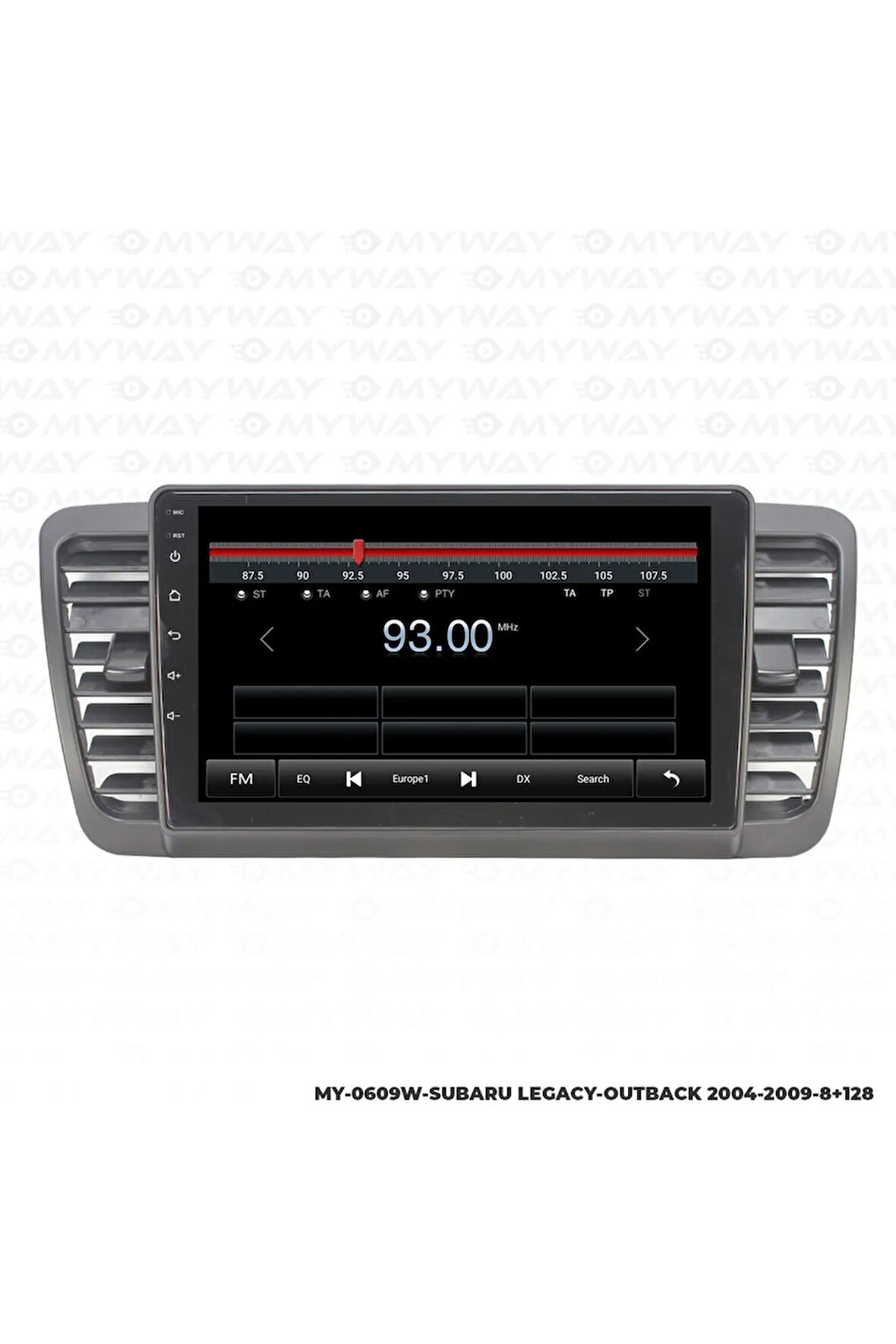 Subaru Outback 3 Android Multimedya 4gb Ram Carplay Navigasyon Ekran - Myway