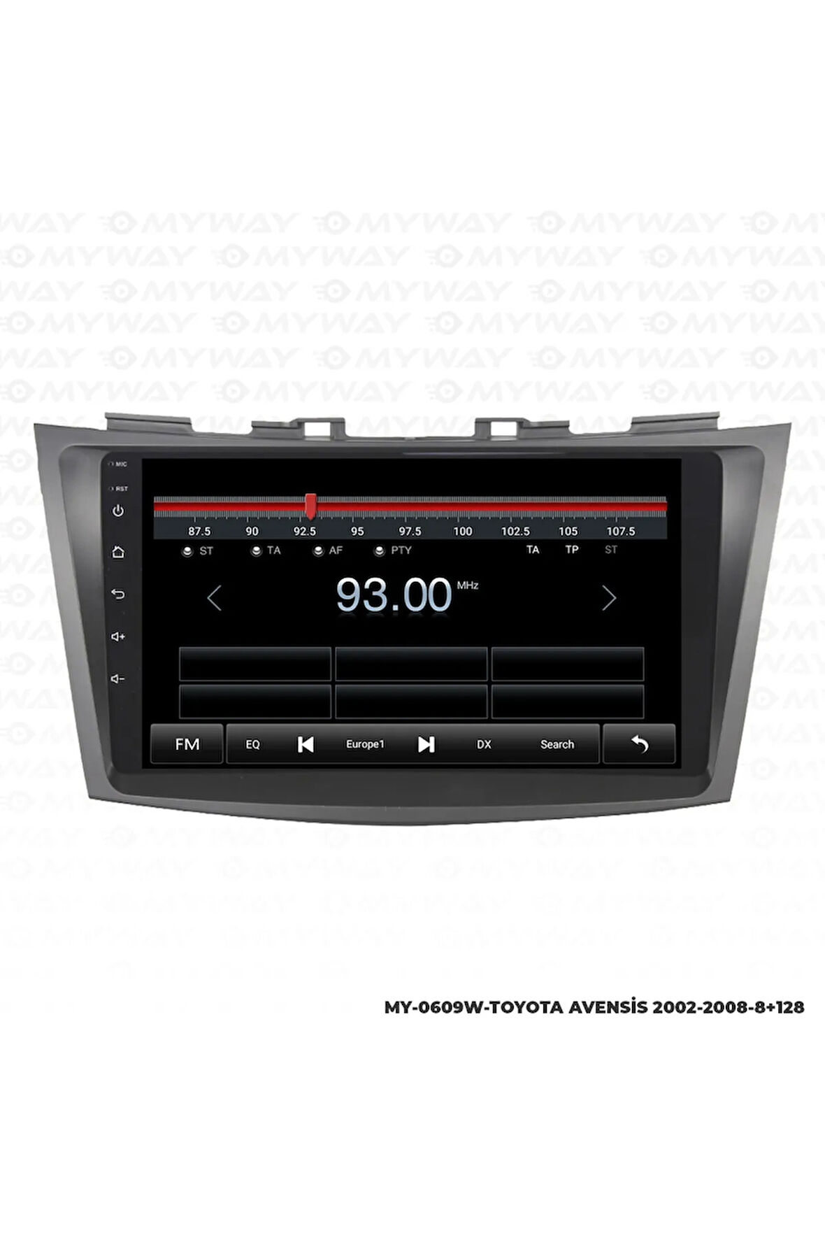 Toyota Avensis Android Multimedya 4gb Ram Carplay Navigasyon Ekran - Myway