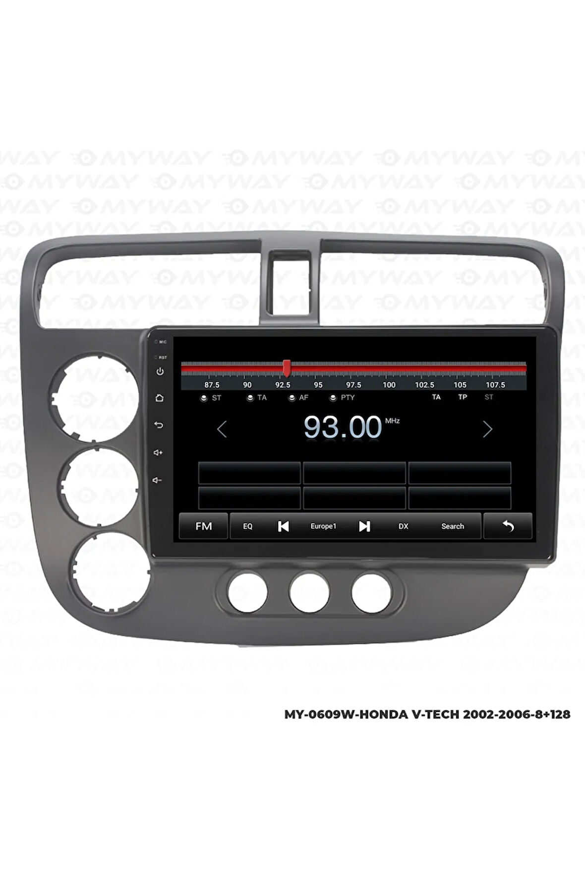 Honda V-tech 2 Android Multimedya 4gb Ram Carplay Navigasyon Ekran - Myway