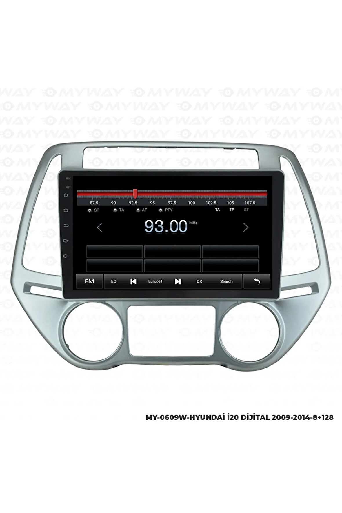 Hyundai I20 Android Multimedya 4gb Ram Carplay Navigasyon Ekran - Myway