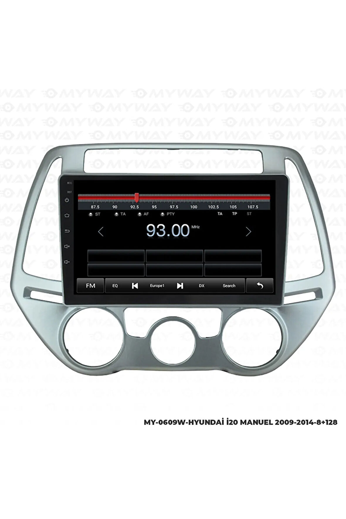 Hyundai I20 Android Multimedya 4gb Ram Carplay Navigasyon Ekran - Myway