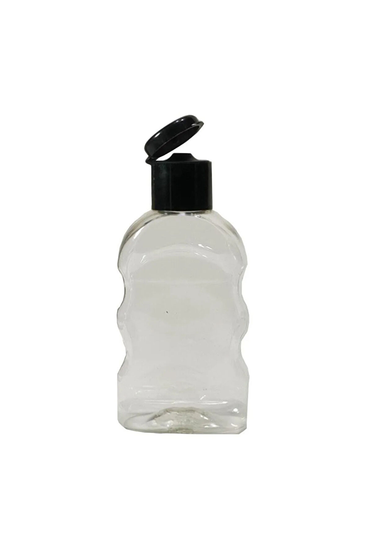 50ml - Dezenfektan- Kolonya- Kelebek Fliptop - Siyah Kapaklı - 15 - Adet