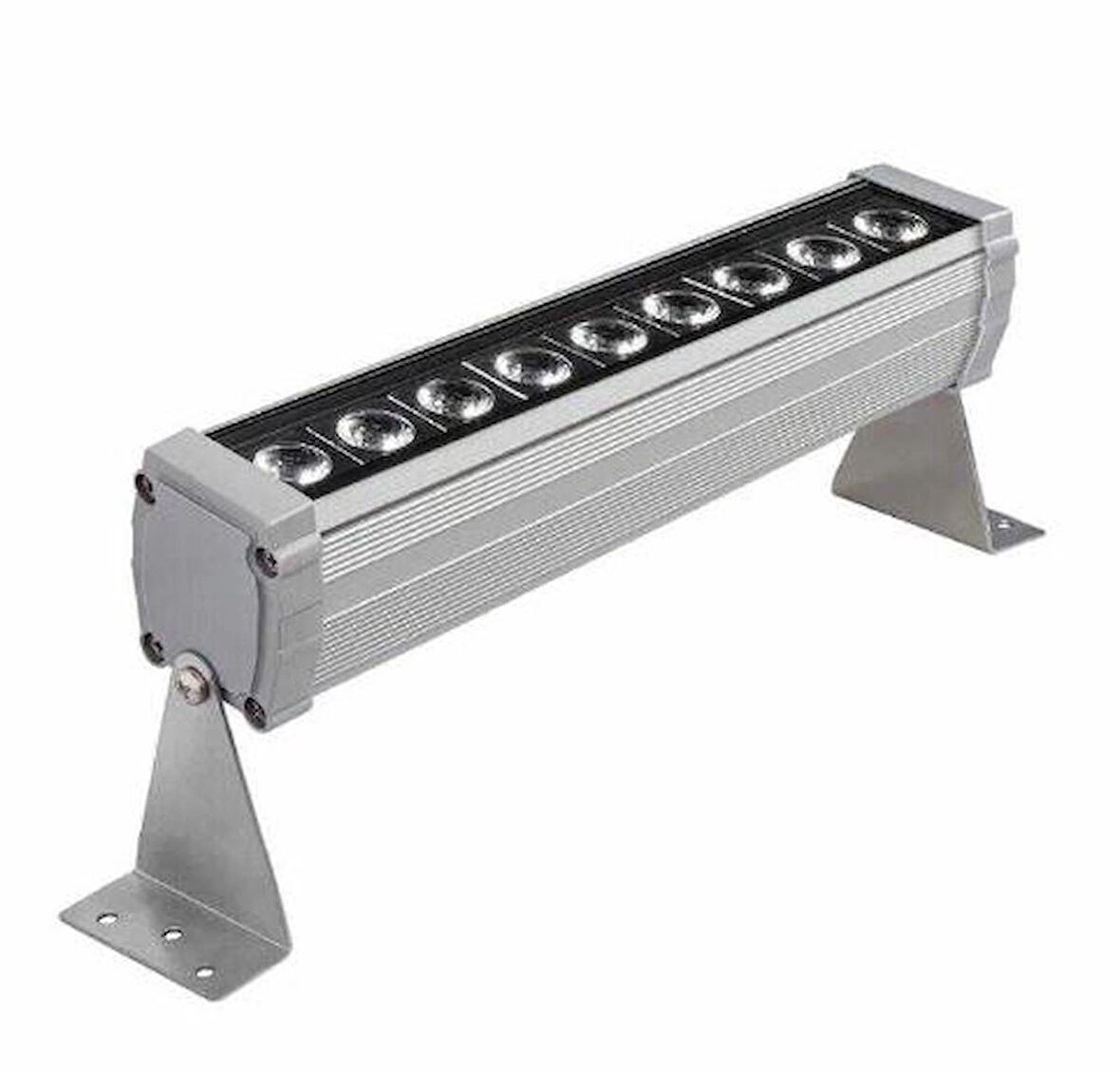 30 Cm Wallwasher Led Bina Dış Duvar Aydınlatma Yeşil Işık
