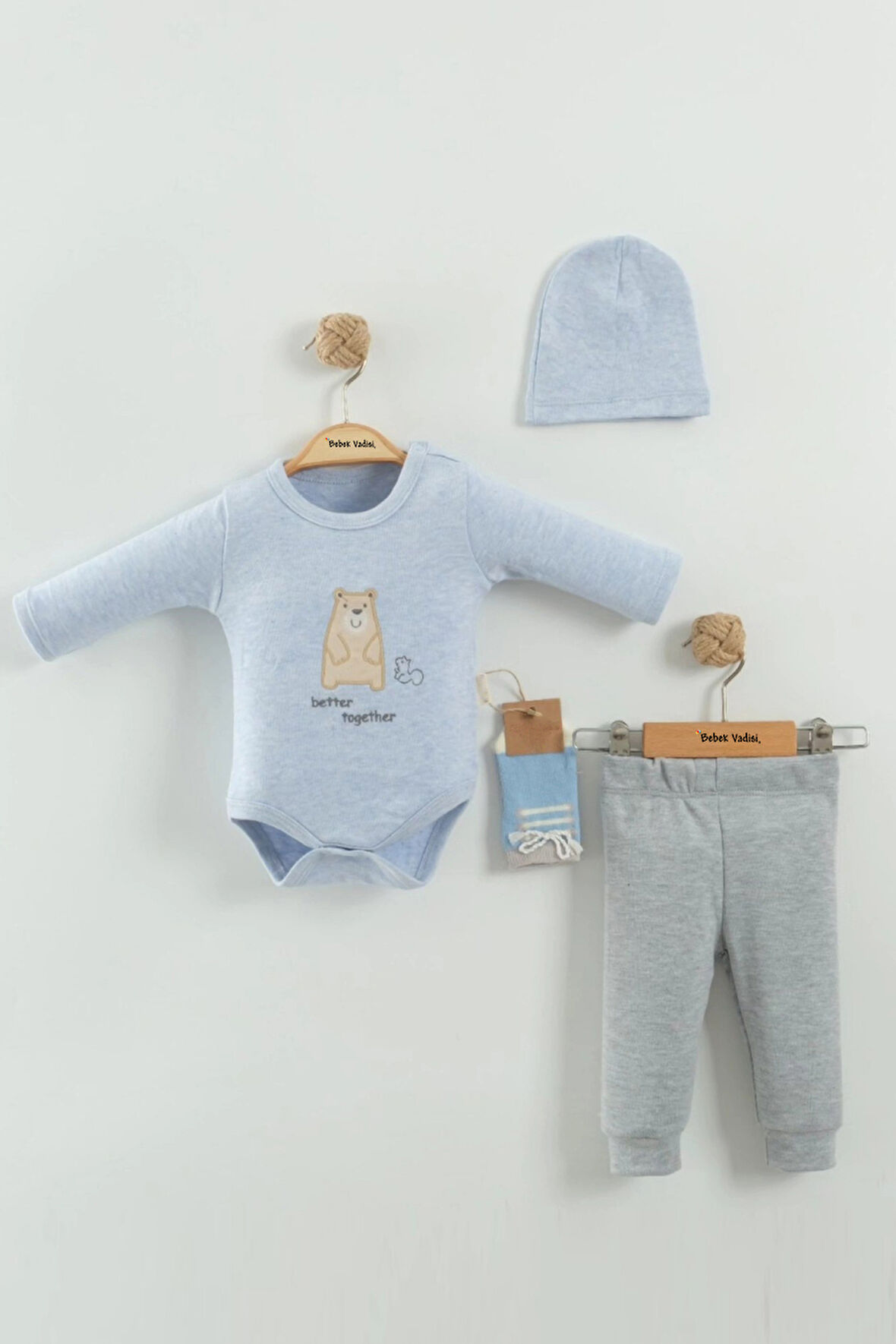 AYI Erkek Bebek Takımı Erkek Bebek Hastane Çıkışı Yenidoğan Hastane Çıkış Seti Çocuk Hastane Çıkışı