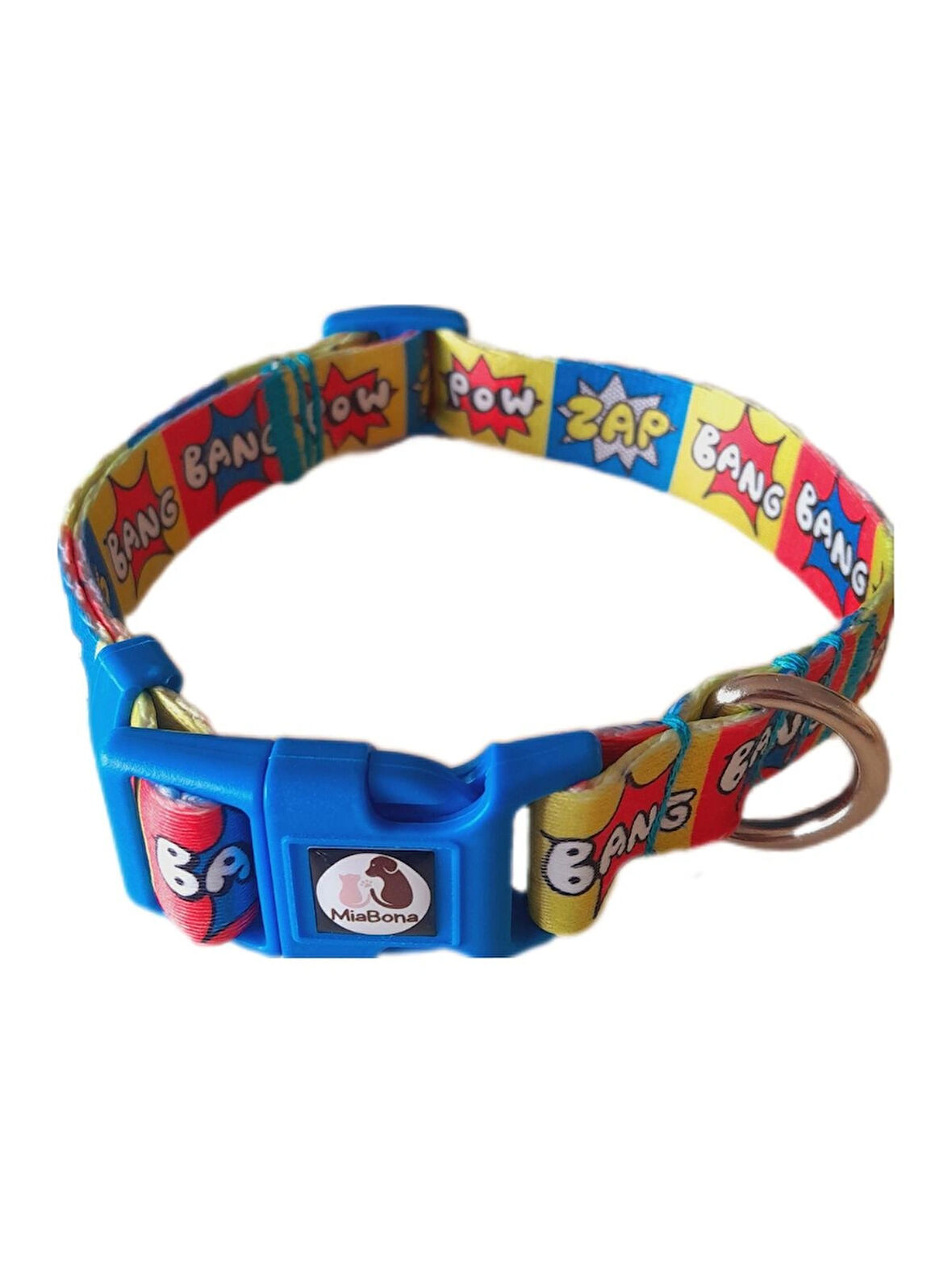 MiaBona Big Bang Model, Yüksek Kaliteli, Dijital Baskılı, Renkli, Köpek Boyun Tasması, Dog Collar
