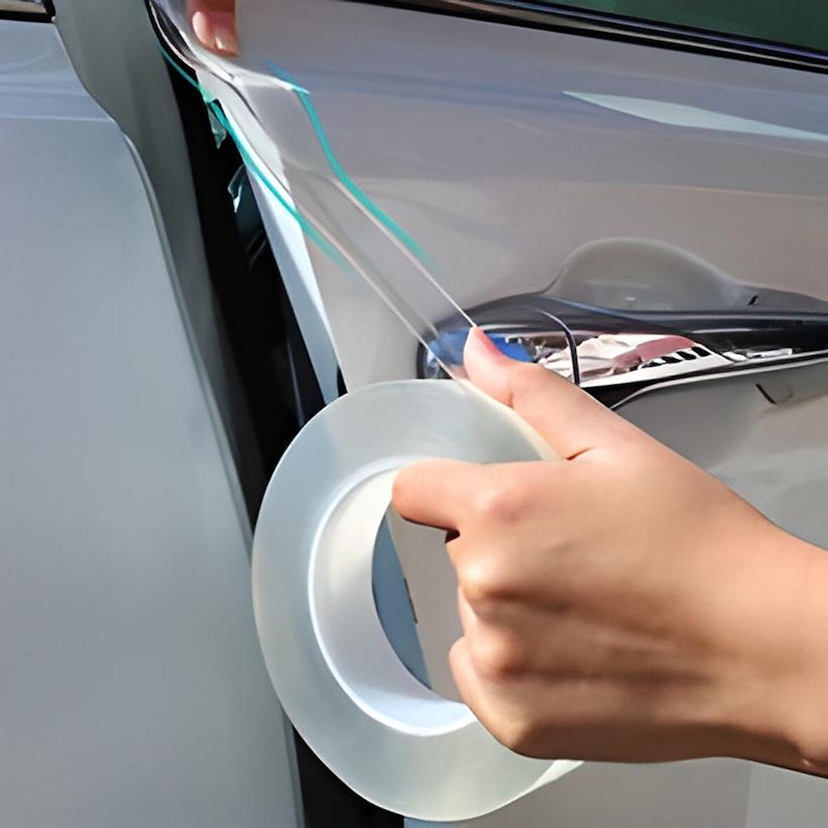 Şeffaf Su Geçirmeyen Dayanıklı Kolay Yapışan Çizilmeye Dayanıklı Oto Darbe Koruyucu Bant