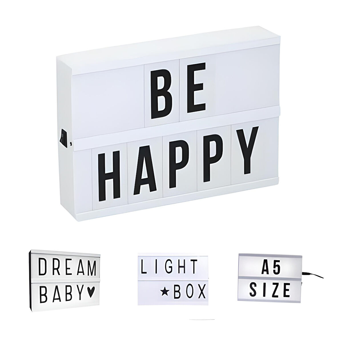 Sinematik Lightbox Dekorasyon Aydınlatma Aksesuarları (A5 Boyut)