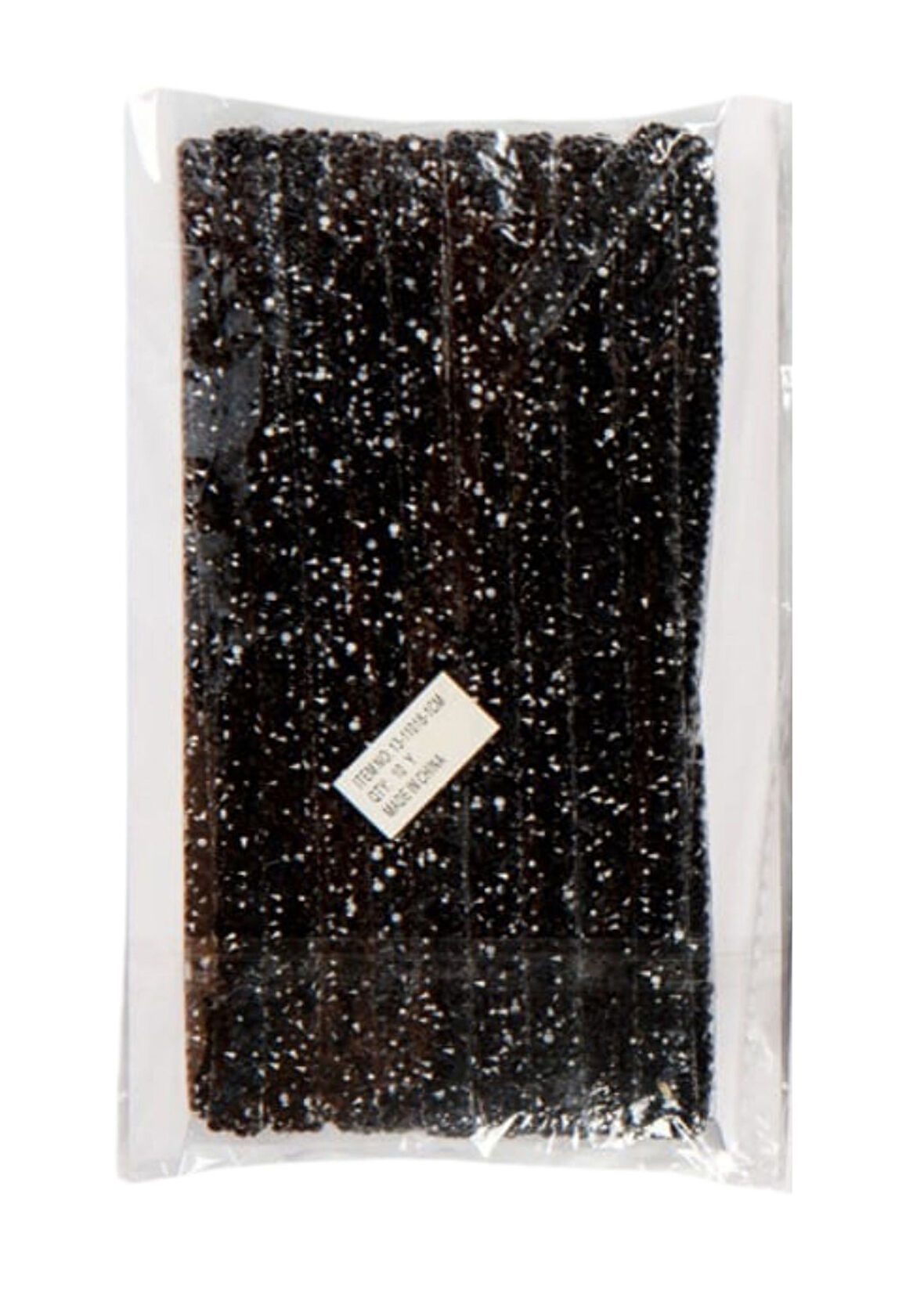 Silikon Yapışkanlı Taş Siyah 1 Metre 1 cm 10 metre