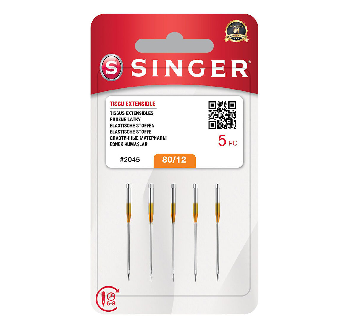 Jarse İğnesi 12 Numara (5'Li Blıster)