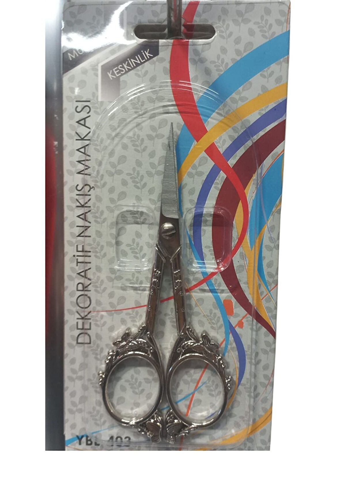 Nakış Makası Dekoratif Gümüş YBL-403 Model 12