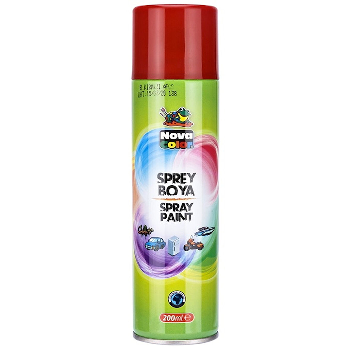 Nova Color Sprey Boya 200 Ml Kırmızı