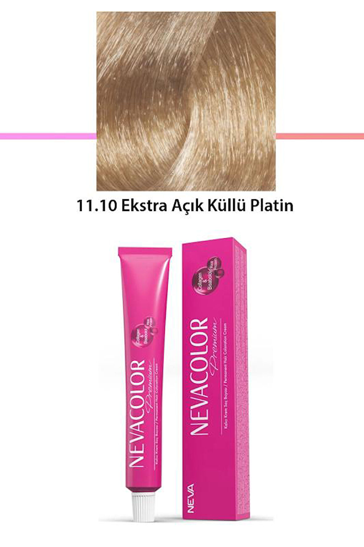 Premium 11.10 Ekstra Açık Küllü Platin - Kalıcı Krem Saç Boyası 2 X 50 g Tüp