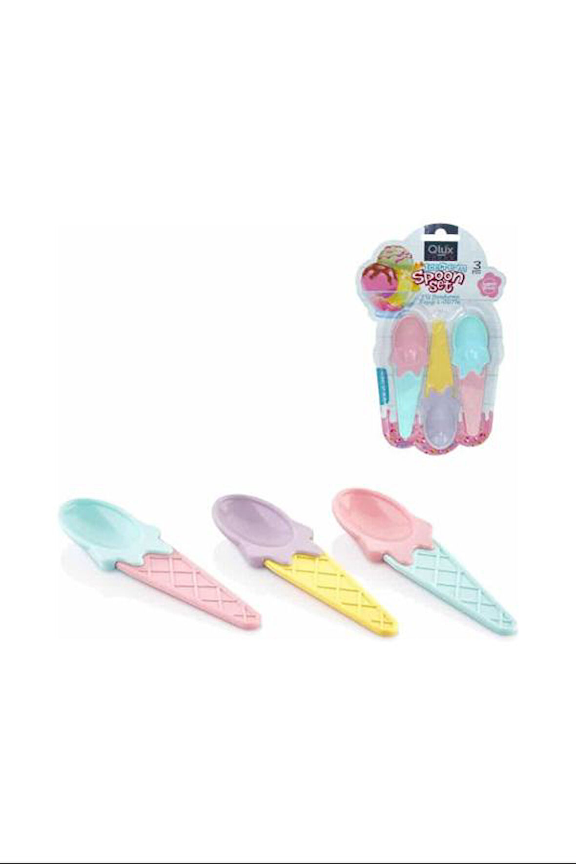 Karnaval Dondurma Kaşığı 3 Adet ROYALEKS-L716