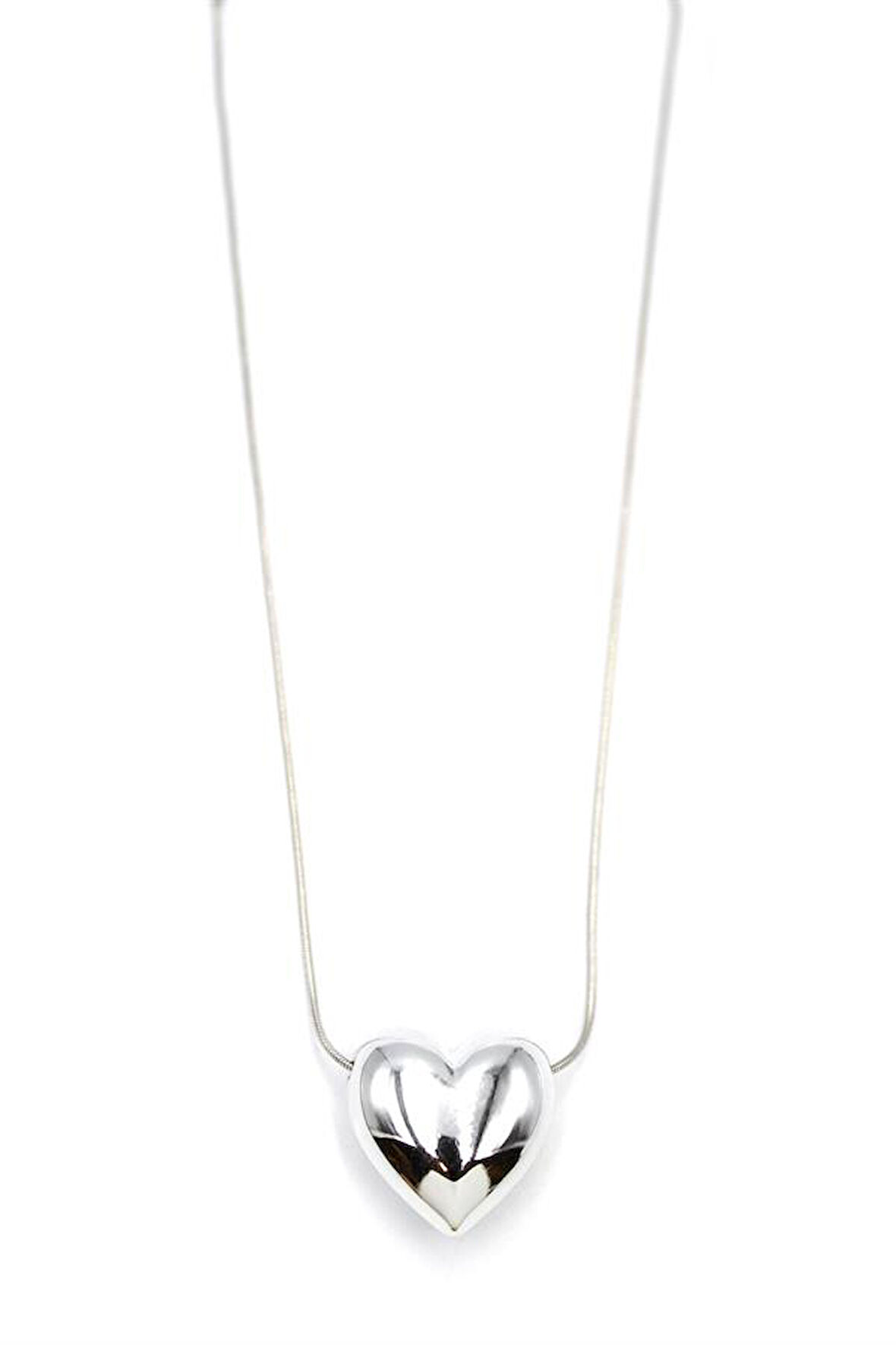 Kalp Kolye - Gümüş