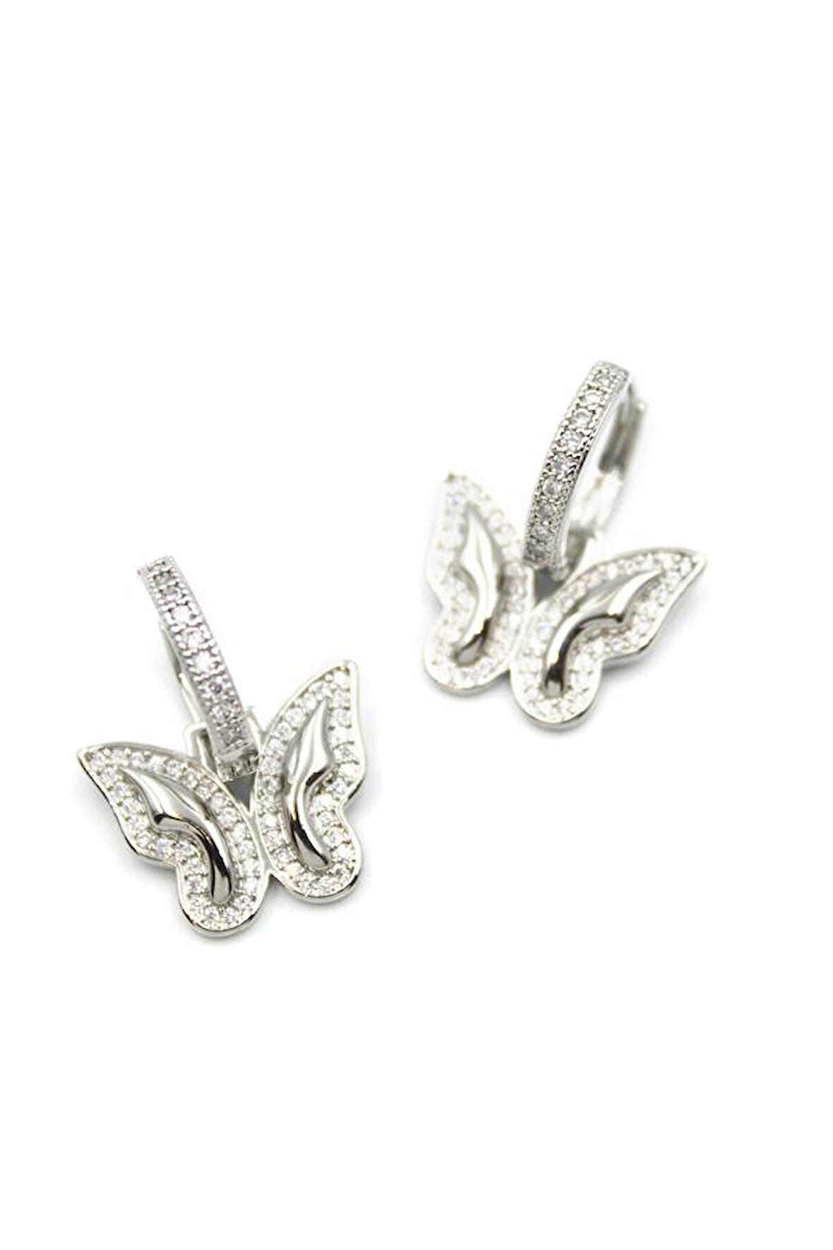 Kelebek Küpe - Gümüş