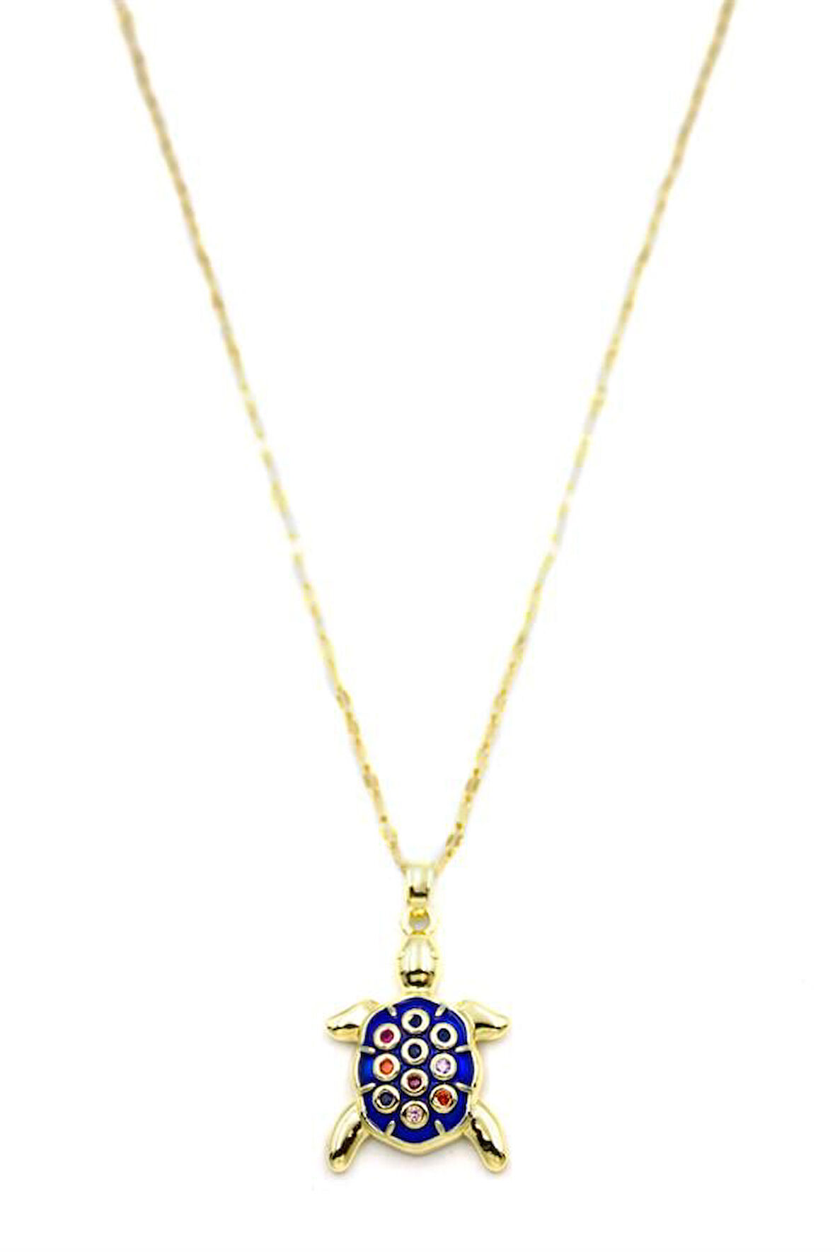 Kaplumbağa Kolye - Altın