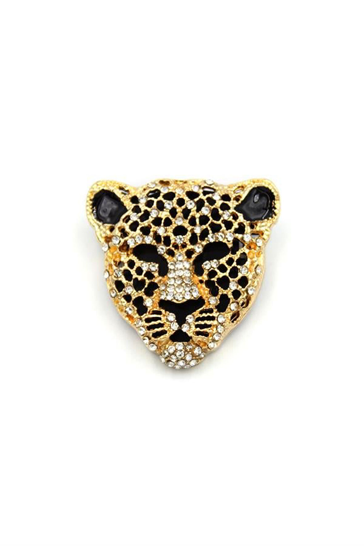 Leopar Broş - Altın