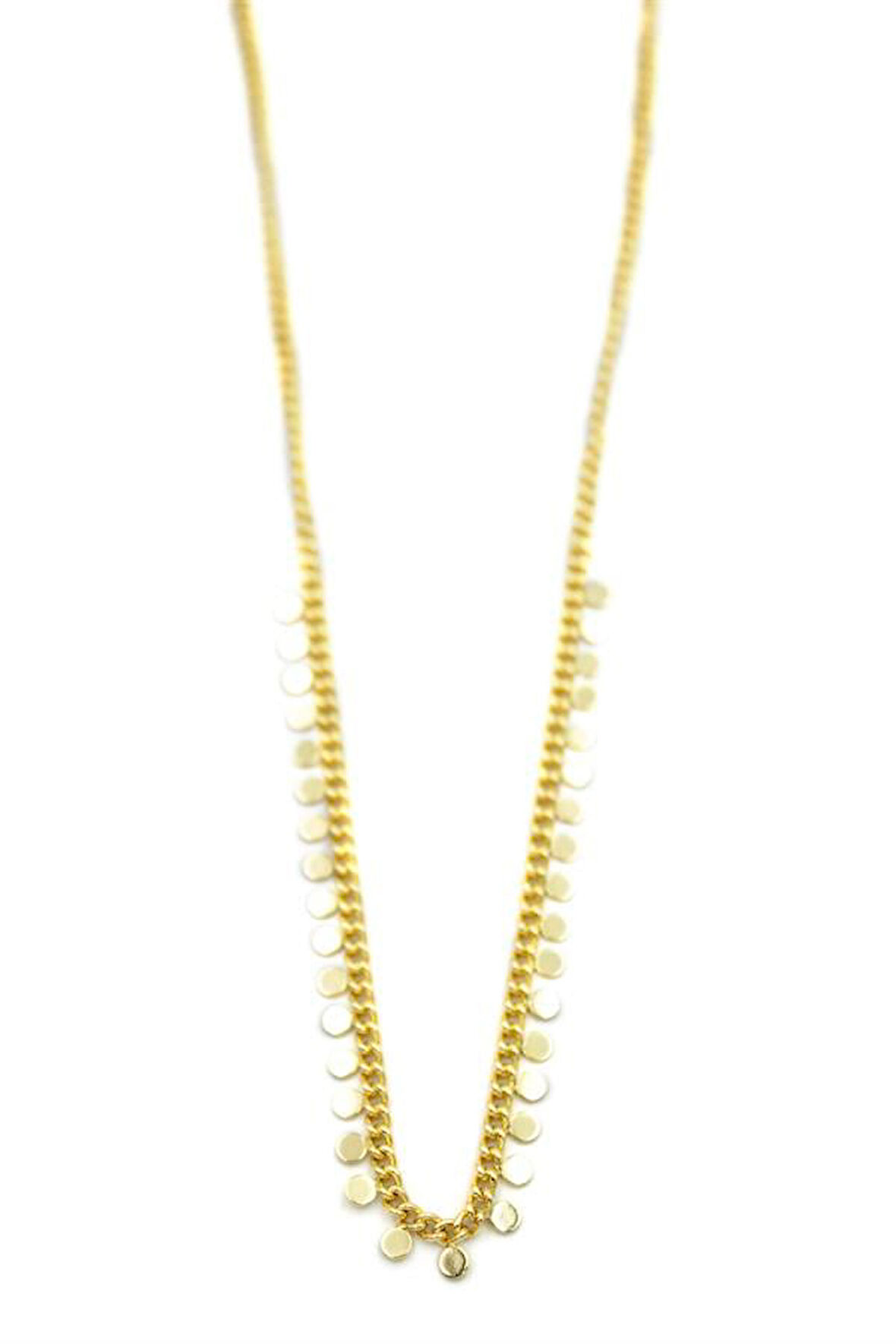 Pul Sallantılı Kolye - Altın