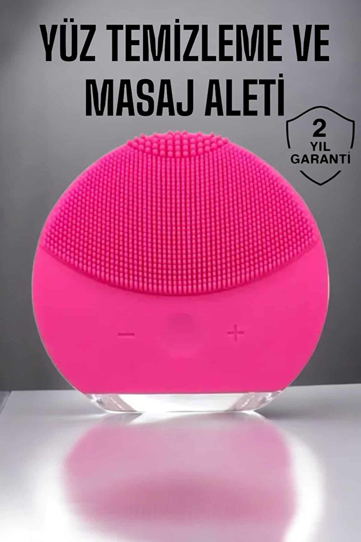 Profesyonel Yüz Temizleme Masaj Aleti Su Geçirmez, Kablosuz Şarj Özellikli Kolay Temizlenebilir