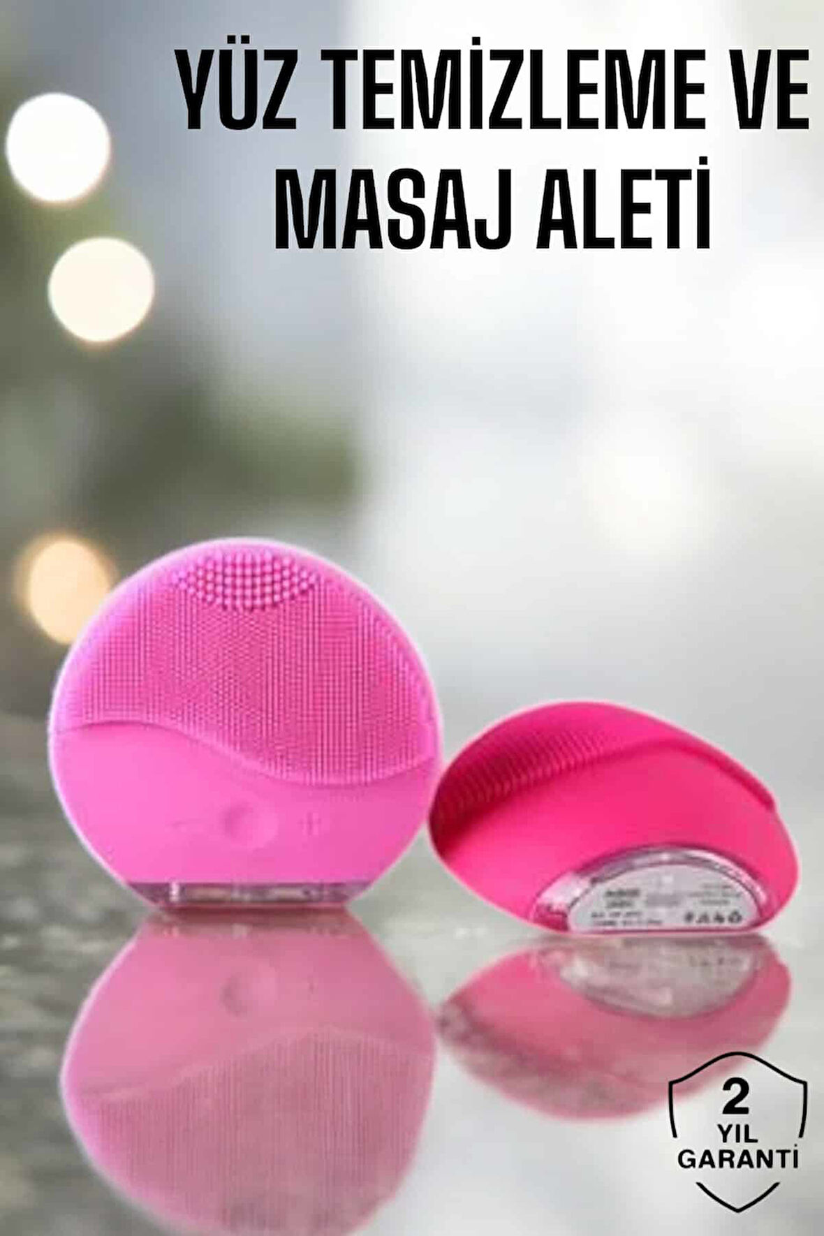 Yüz Temizleme Aleti Genç Görünüm Sağlayan, Kan Dolaşımını Hızlandıran, Kablosuz ve Taşınabilir