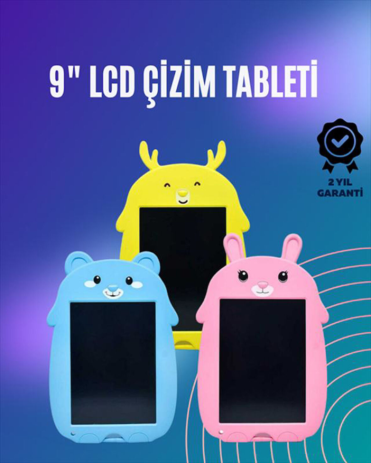 Hafif ve Kompakt Tasarımlı Kağıtsız LCD Yazı Tahtası