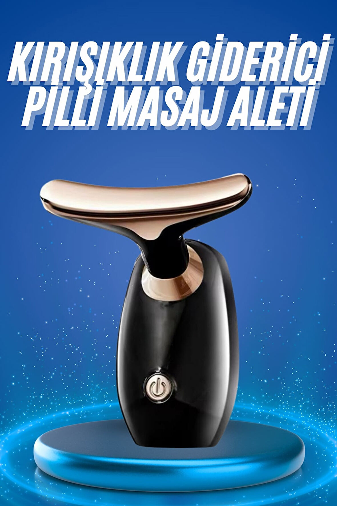 Kırışıklık Giderici Yüz Masaj Aleti Pilli Cilt Bakım Cilt Sıkılaştırma Derinlemesine Temizler