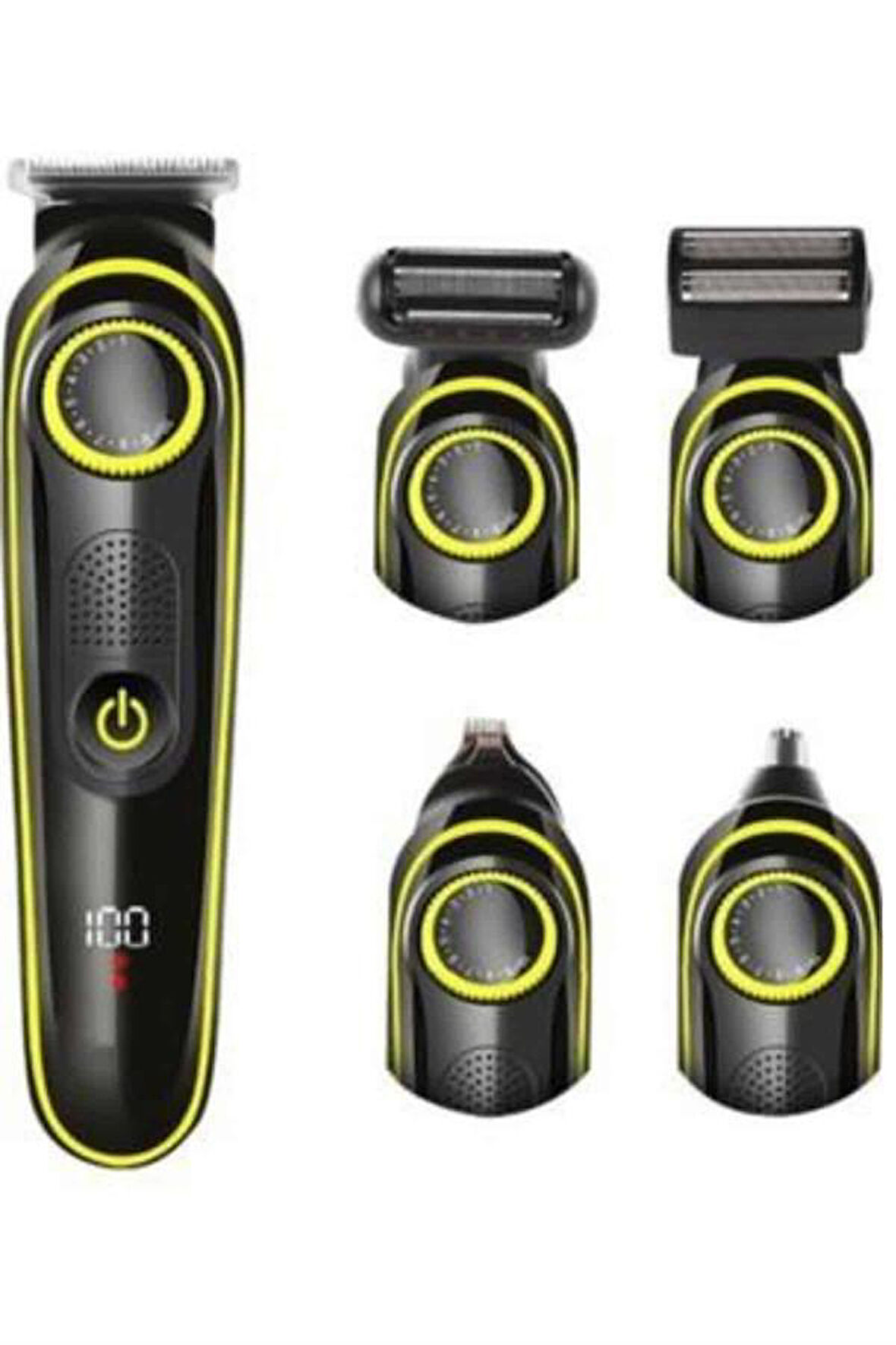 Tıraş Makinesi Şarjlı 5 Başlıklı Burun ve Kulak Temizleme