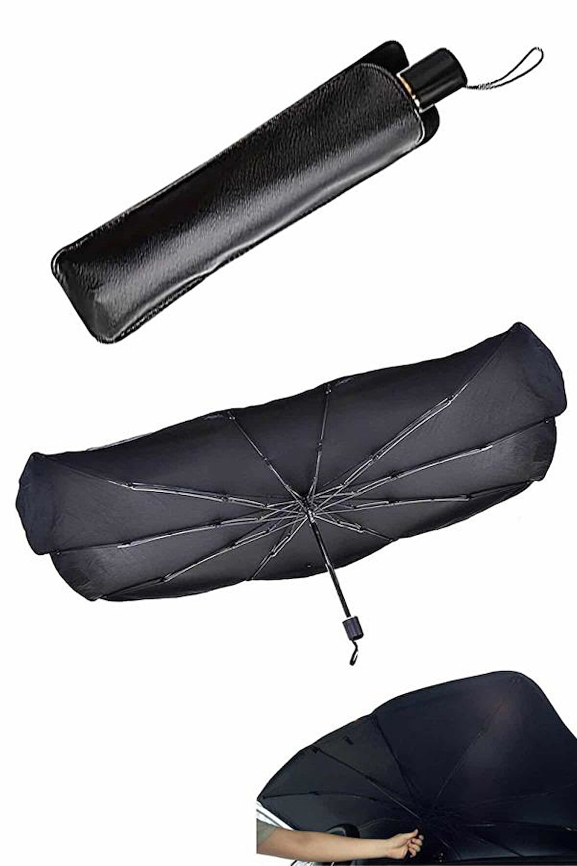 Tüm Araçlar İçin Şemsiye Güneşlik Ön Cama Uygun Özel Kaplama