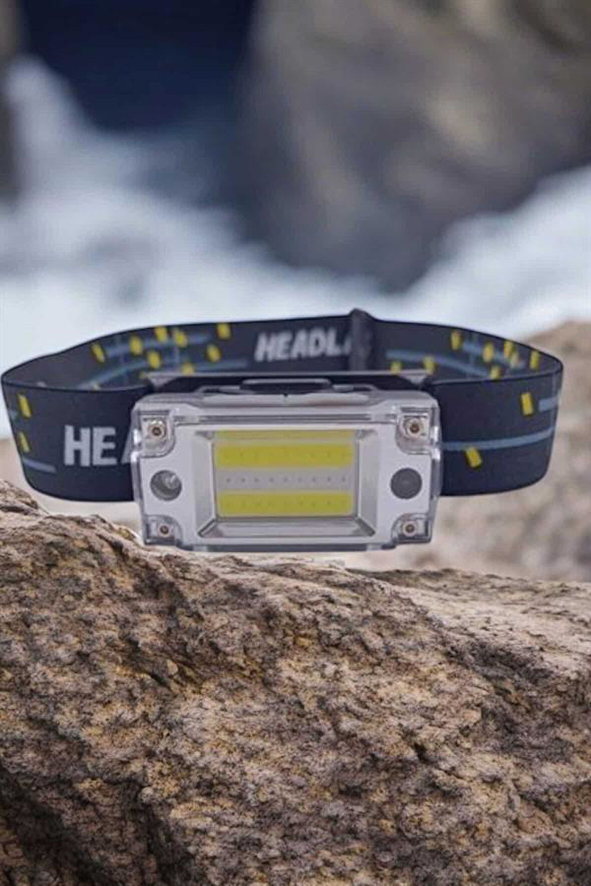 Kafa Lambası Led Fener Pratik Taşınabilir Ayarlanabilir USB Şarjlı