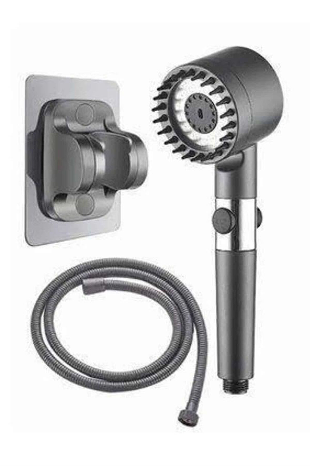 Yüksek Performanslı Masaj Etkili Su Tasarruflu Duş Başlığı Krom Kaplama Uzun Ömürlü